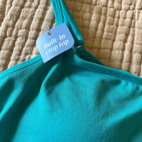 Jockey Duet Cami Microfiber Seamfree Modern Fit Aqua Womens Size XL NWT - Picture 5 of 10